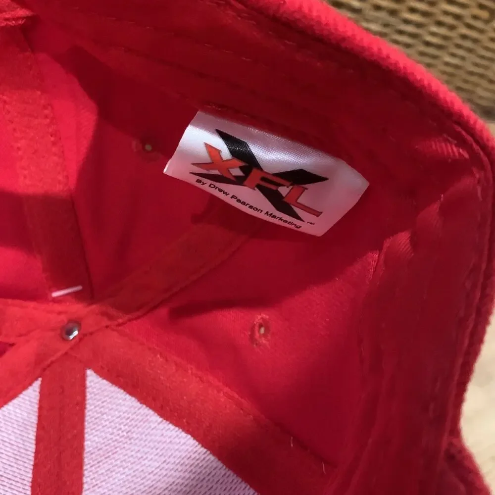 Orlando Rage XFL Red Embroidered Baseball Hat Adjustable NEW Xtreme Football